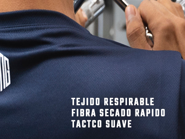 Playera Deportiva Para Entrenar Manga Corta Secado Rápido Gimnasio