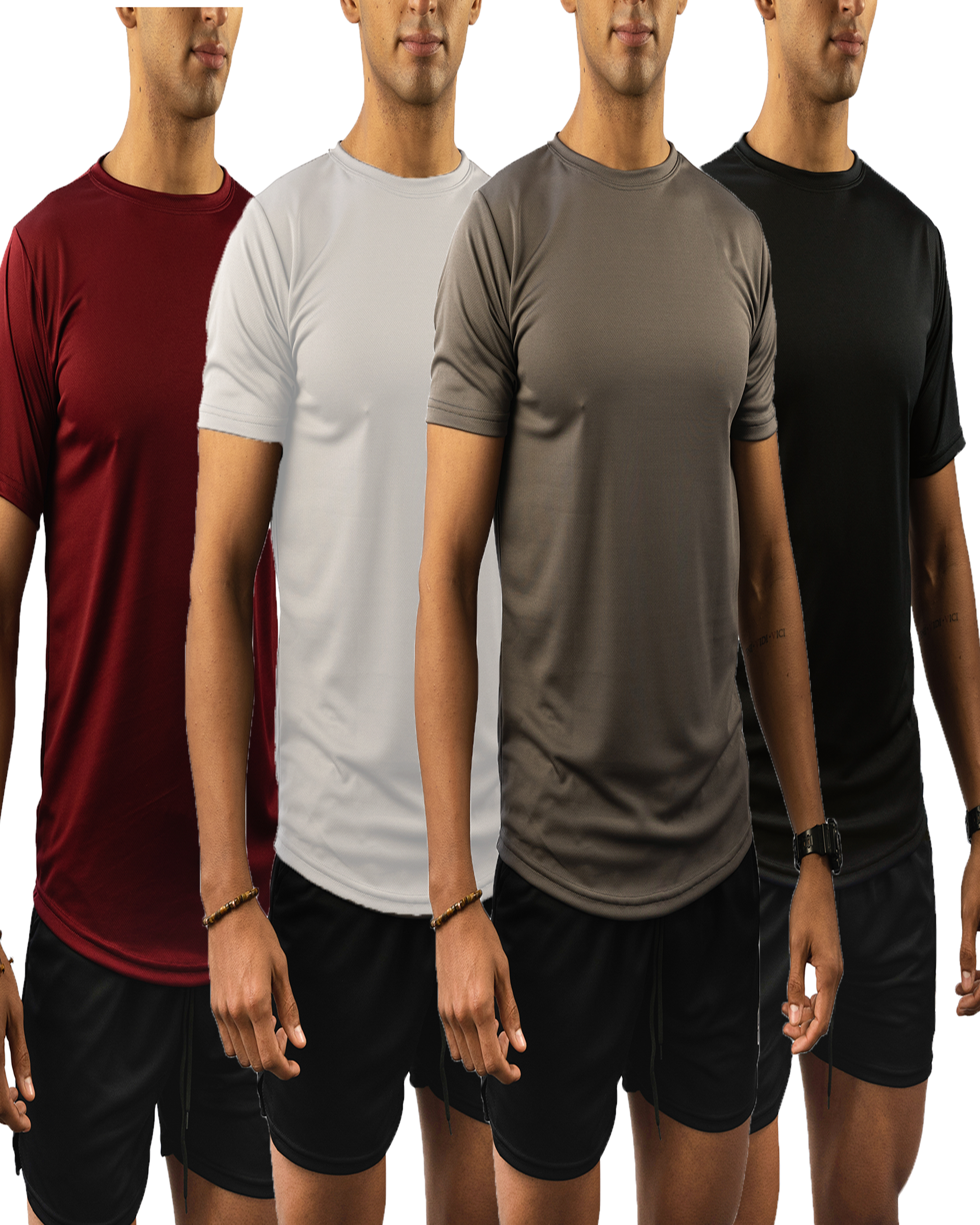 Playera Deportiva Para Entrenar Manga Corta Secado Rápido Gimnasio